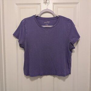 Purple Crop Top Universal Thread